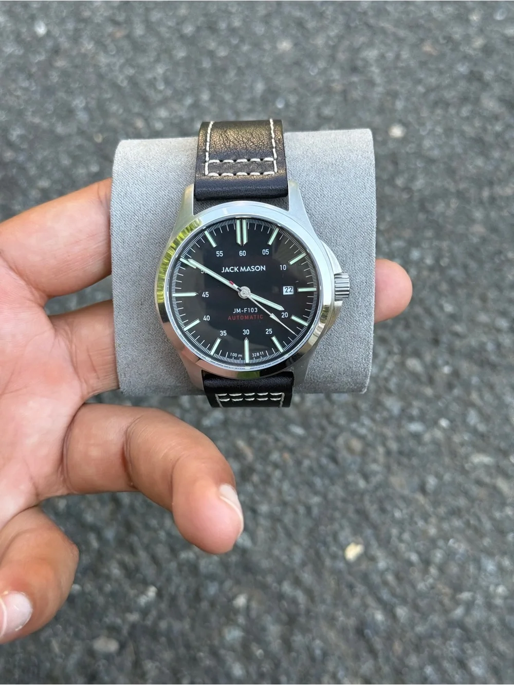 Jack Mason JM-F103  Field Watch Miyota Automatic leather/ bracelet Watch